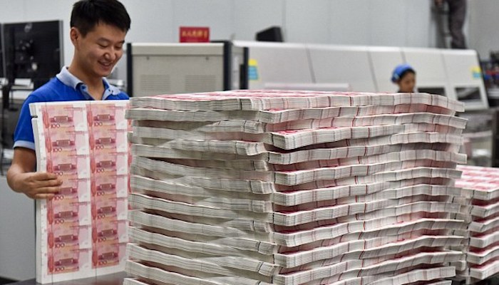 China begins printing currencies for foreign nations, including Europe