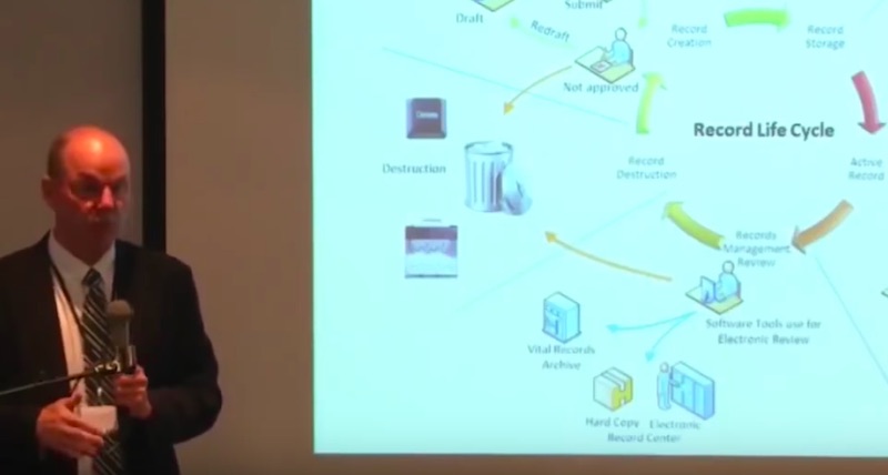 A Jehovah’s Witness leader has been caught on camera instructing church officials to destroy records about a pedophile ring in the church.