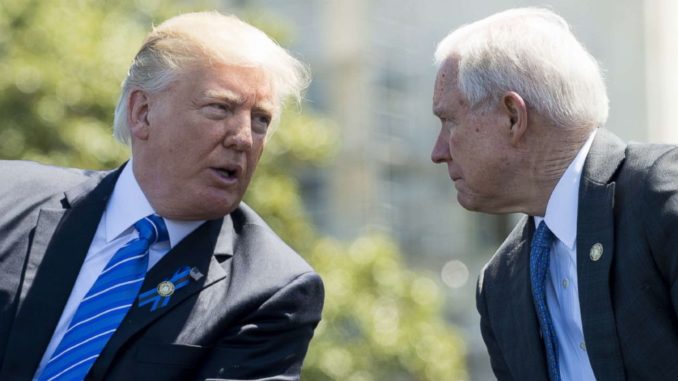 Trump orders Sessions to end Russia witch hunt 'right now'