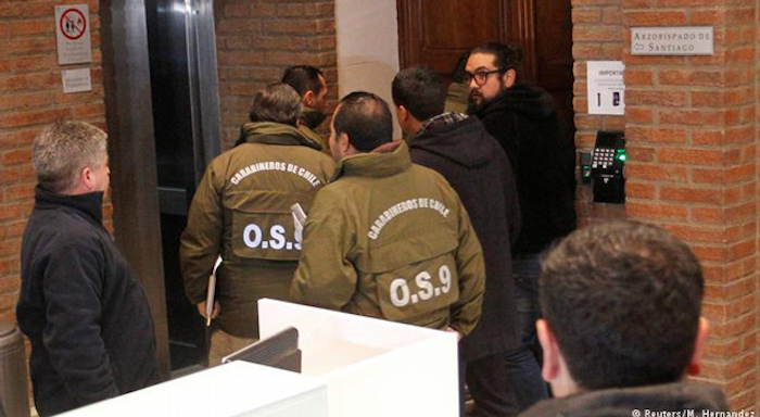 Police and prosecutors have been raiding the offices of the Catholic Church as part of an investigation into a pedophile ring cover up.