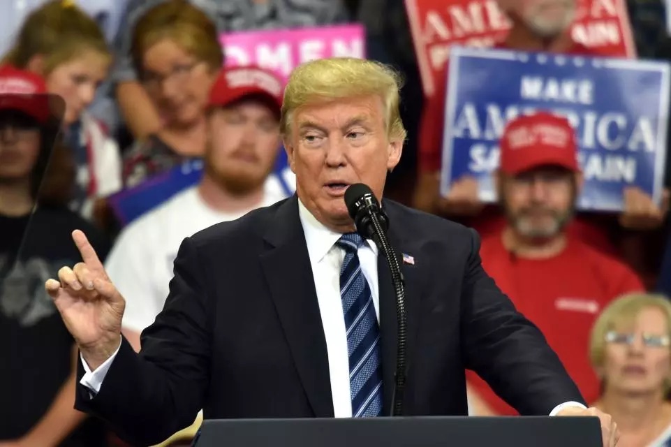 Trump warns supporters that if they don't vote he will get impeached