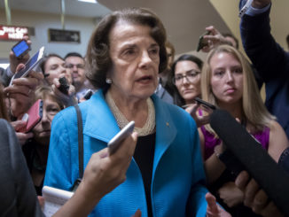 California Senator Dianne Feinstein was ambushed by a reporter yesterday and caught on a hot mic telling the truth about Kavanaugh's accuser.