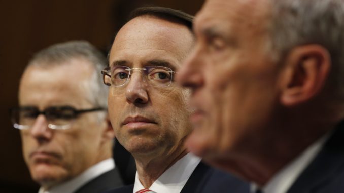 Rosenstein, Comey, Yates And McCabe face prosecution over FISA court deception