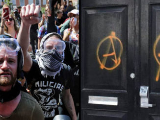 Antifa have stormed the Republican headquarters in New York City, leaving a note referencing Hillary Clinton's call for the end of civility.