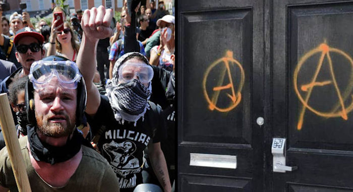 Antifa have stormed the Republican headquarters in New York City, leaving a note referencing Hillary Clinton's call for the end of civility.