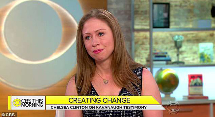 Chelsea Clinton lectures CBS about sexual misconduct
