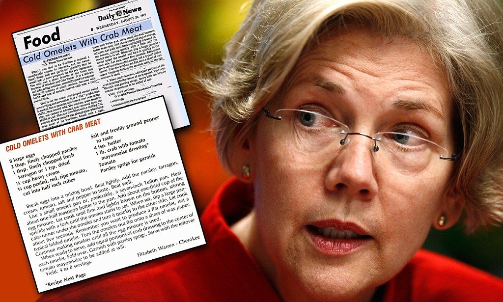 Democratic Senator Elizabeth Warren is in hot water after allegations have surfaced that she plagiarized her " family Cherokee" recipes in the cook book "Pow Wow Chow" from the New York Times and other publications.