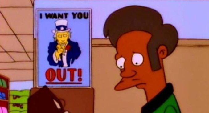 The Simpsons to ditch Apu due to liberal outrage