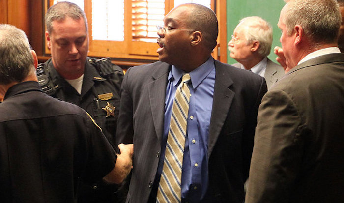 Judge Lance Mason, a former Ohio county judge and Democrat state senator, has been arrested and charged with murdering his estranged wife after she was found stabbed to death in the driveway of her family home.