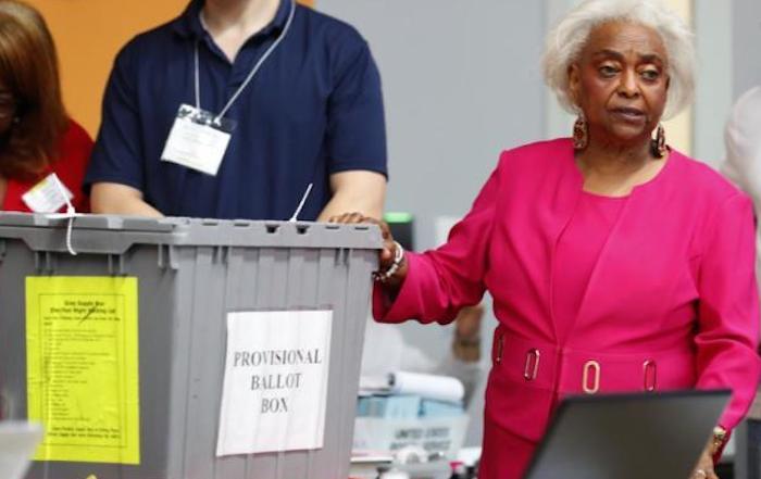 Florida Democrats have been caught illegally altering forms in order to provide an incorrect date for a voter to cure a defect with their mail-in ballot, according to reports from Tampa. 