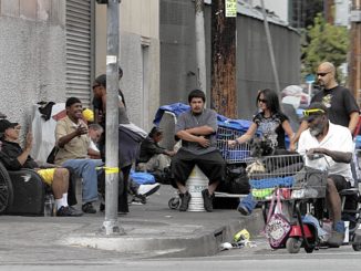 Hundreds of skid row homeless people were bribed with cash to vote in the election
