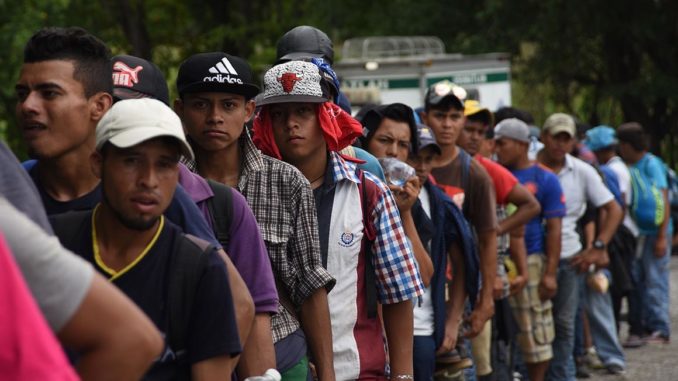 US authorities arrested a notorious convicted murderer who was part of the Honduran migrant caravan, according to a Department of Homeland Security statement.