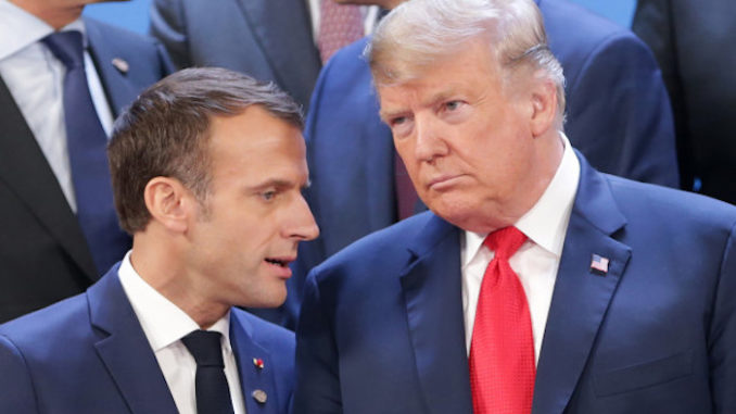 Trump warns Macron that French citizens are uprising and rejecting globalism