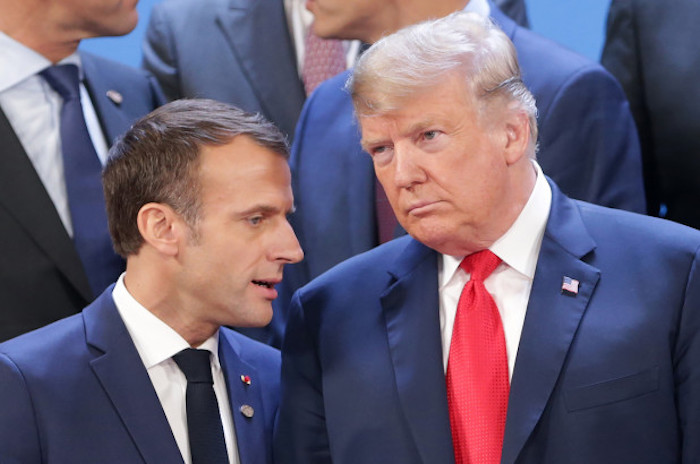 Trump warns Macron that French citizens are uprising and rejecting globalism