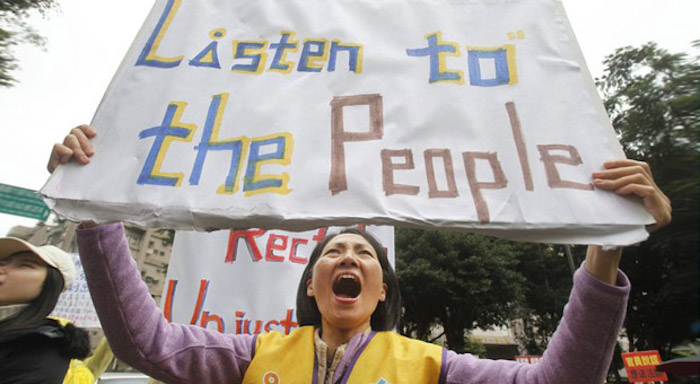 Anti globalist protests spread to Asia and Middle East