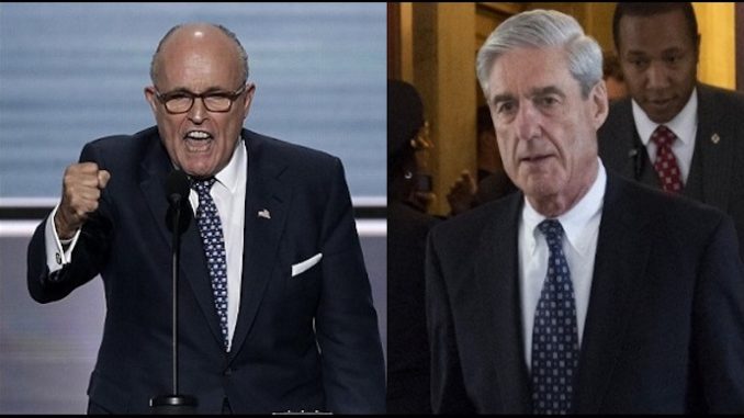 Giuliani says Mueller should be investigated for destroying FBI evidence