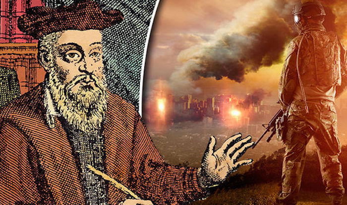 Nostradamus prophecy warns World War 3 begins in 2019