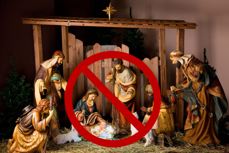 To celebrate the birthday of Jesus Christ, the Robious Middle School in Midlothian, Virginia, has banned all Christmas carols that mention his name in order to be "sensitive" to students of "diverse" backgrounds.