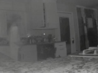 Moms security camera detects ghost of dead son