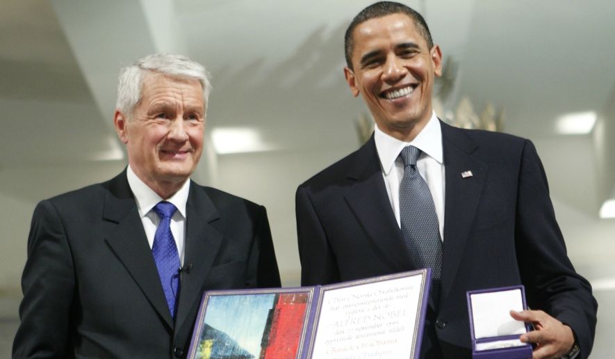 Nobel prize chief admits he deeply regrets giving award to Obama