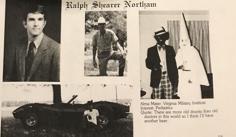 Northam College Photograph Shows Man in Same Plaid Pants as Blackface-KKK Yearbook Photo