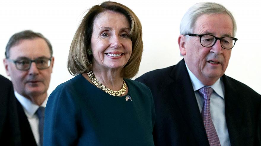 Nancy Pelosi tells European leaders she has equal power to President Trump