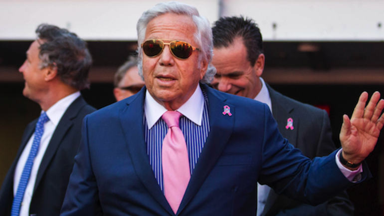 NFL owner Robert Kraft arrested as part of human trafficking bust in Florida