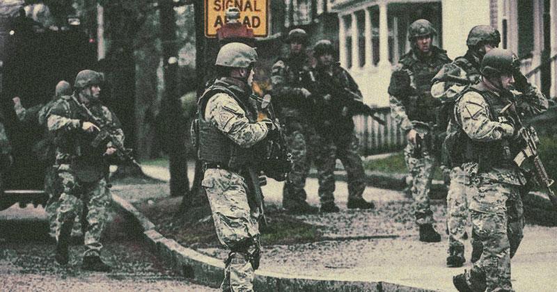 US military holds war drills in downtown Los Angeles