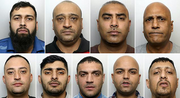 Child grooming gang jailed for 130 years