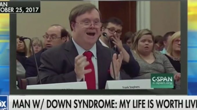 Down Syndrome man warns Democrats would have him aborted under their current pro-choice policy