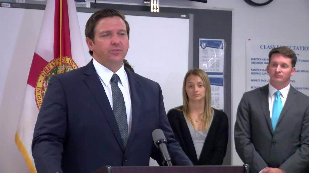 Florida gov. Ron DeSantis bans Obama's Common Core program