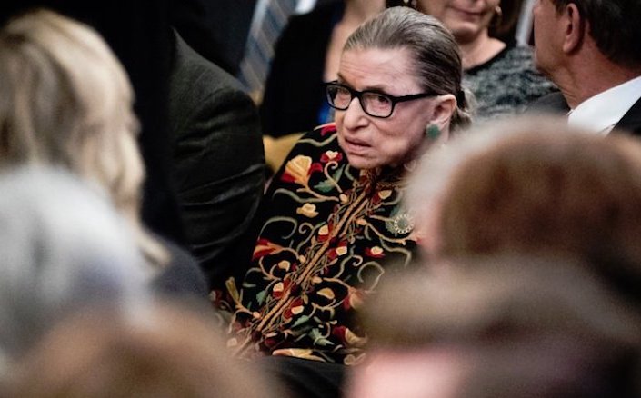 Recent photo of Ruth Bader Ginsburg was actually taken in November