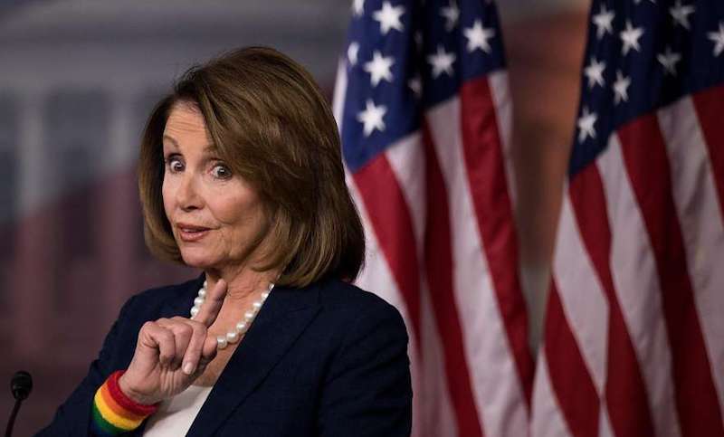 Nancy Pelosi co-sponsored legislation to force President Trump to release his tax returns, but the Democratic House speaker refuses to release her own and continues to dodge questions about her enormous and unexplained wealth.