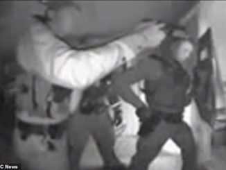 ABC News have aired a video showing Arizona police forcing their way into a family home to remove an unvaccinated todller.