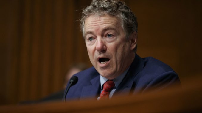 Sen. Rand Paul stunned a Senate hearing room Tuesday by stating 'even the government admits that children are sometimes injured by vaccines' and declaring that mandatory government vaccinations must be outlawed.