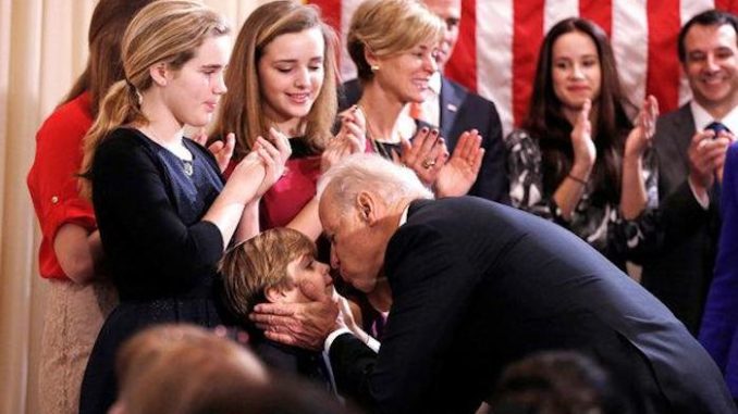 Joe Biden caught joking about molesting young children