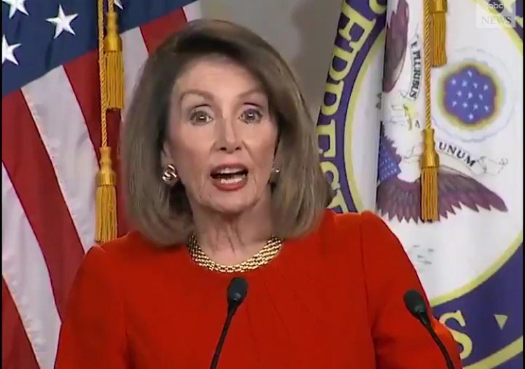 Nancy Pelosi slurs speech and slams fits on podium demanding to see Mueller report and Trump's tax returns