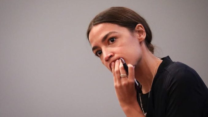 During a recent podcast, AOC admitted she thinks about running for president "every once in a while" and refused to rule out throwing her hat in the ring one day.