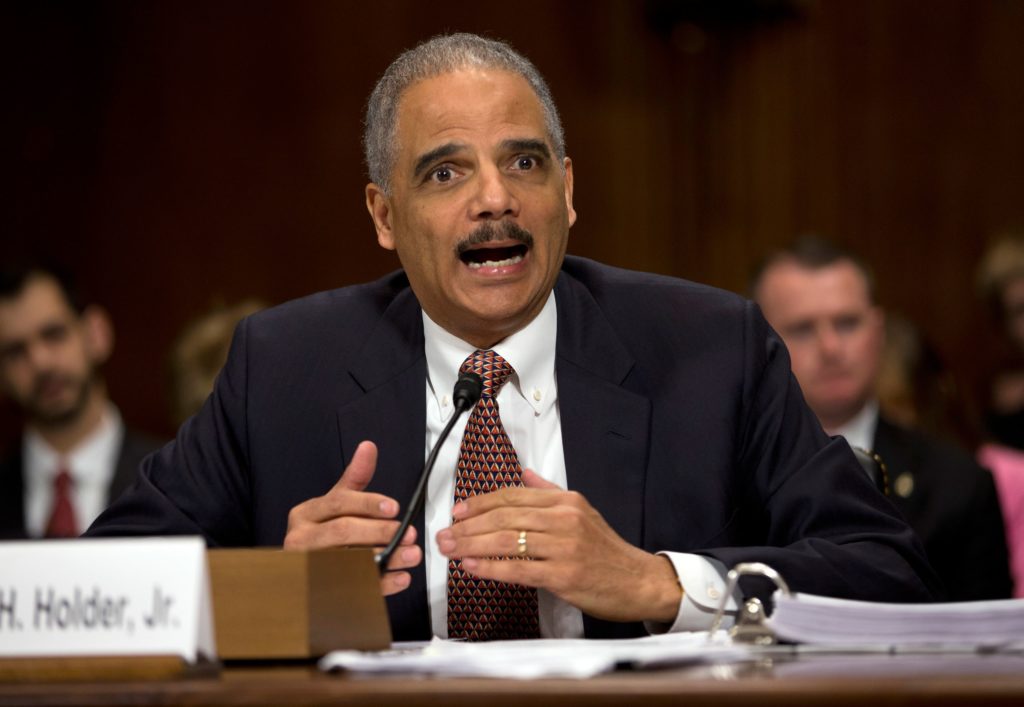 Eric Holder says America was never great