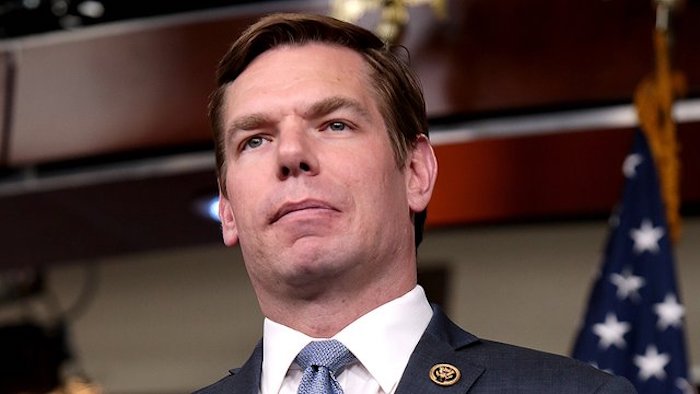 Californian Democrat Rep. Eric Swalwell has released what he claims is a death threat from a pro-NRA man who opposes his gun control platform.
