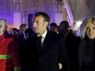 French President Macron said the Notre Dame rebuild should reflect the diversity of the nation and an architect has suggested a minaret.