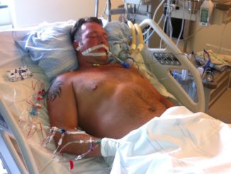 A stroke patient lying paralysed in hospital heard doctors tell his family that he would not survive and quietly discuss selling his organs.