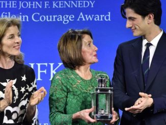 House Speaker Nancy Pelosi given JFK 'profile in courage' award