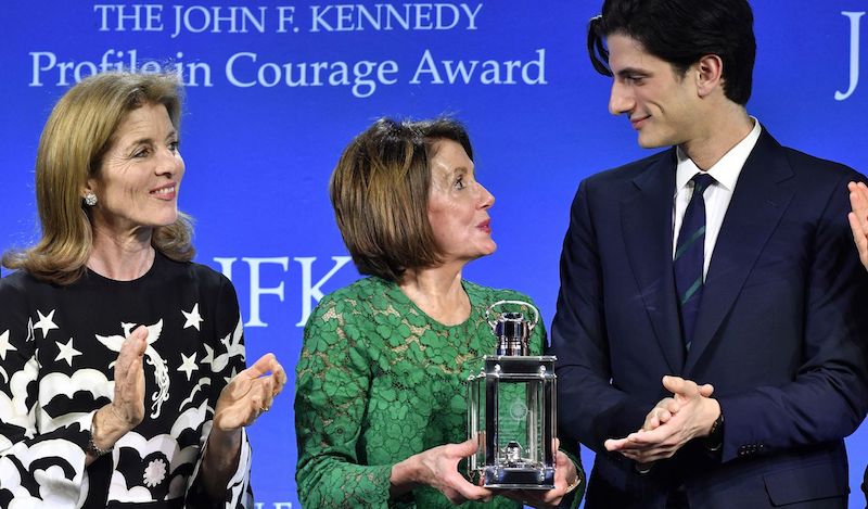 House Speaker Nancy Pelosi given JFK 'profile in courage' award