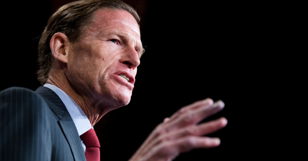 Democratic Senator. Blumenthal calls for Don Jr. to be jailed