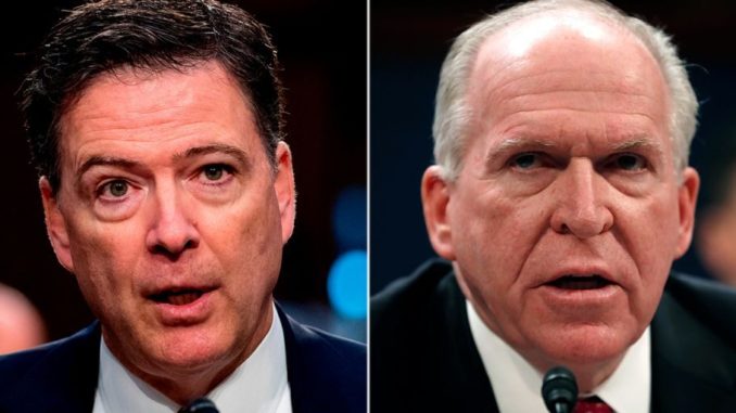 Comey blaims Brennan pushed junk dossier in IC report