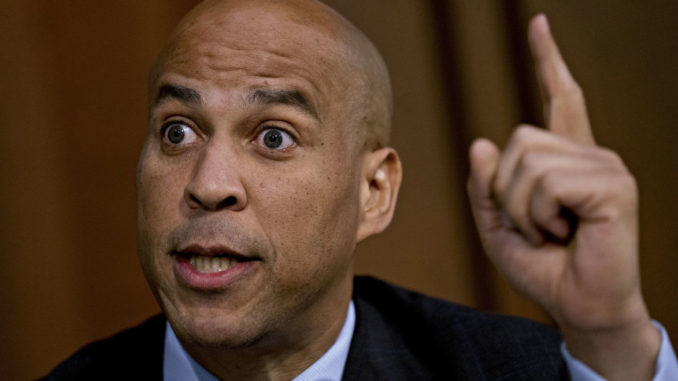 Cory Booker refers to thoughts and prayers as 'bullshit'