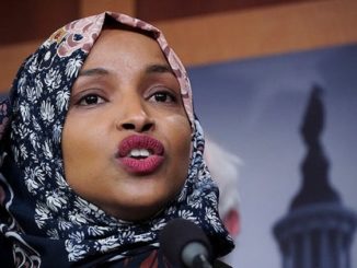 Rep. Ilhan Omar accused Christians in a speech on the House floor of imposing their beliefs on America through abortion laws.
