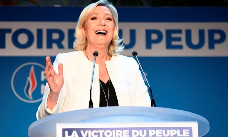 Marine Le Pen orders Macron to dissolve parliament following her victory in EU elections