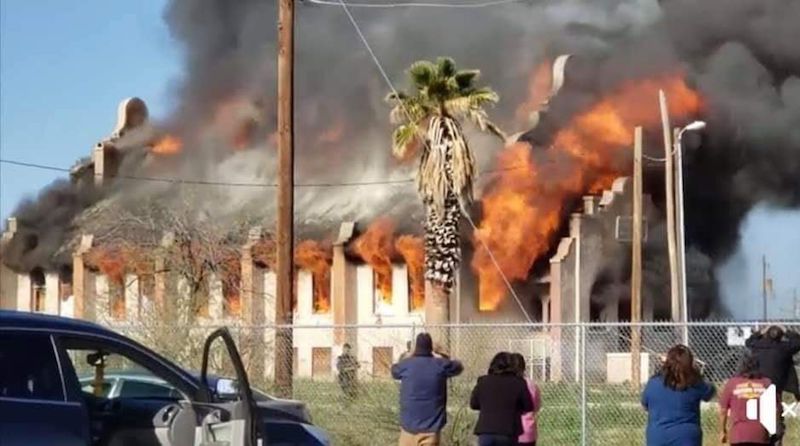 The historic Presbyterian church in Sacaton, Arizona — the oldest church in the state — has been burnt to the ground by arsonists.
